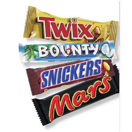 Snickers, Mars, Bounty, Twix Top Trading Line Wholesale