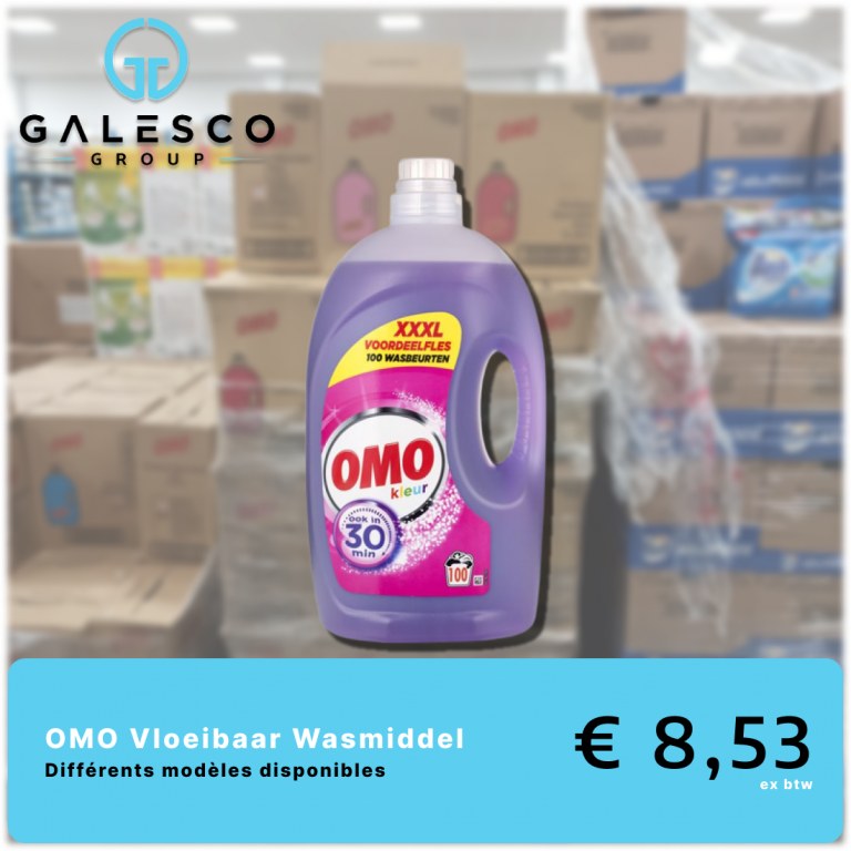 OMO Liquid Detergent Colour 5L / 100 Wash Wholesale