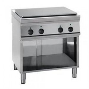 Cooker electric solid top 4 heating zones 14kW