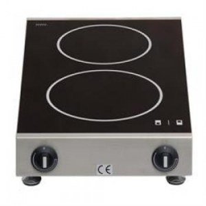 Induction cooking top with Ceran plate