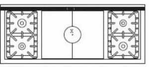 Royal 170 Solid Top for Gas Burners