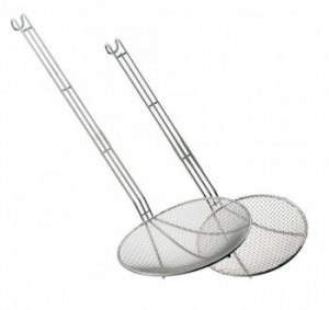 Frying skimmer stainless steel mesh Ø 14 cm