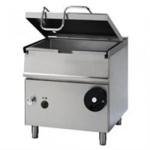 Tilting brat pan electric compound steel