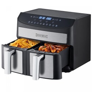 Royalty Line RL-AF5409: Dual Basket Air Fryer - 2000W