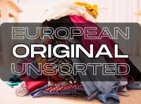 Wholesale Alert: 18 Tons of High-Quality UNSORTED European Original Clothing!