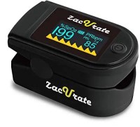 Zacurate 500C Elite Fingertip Pulse Oximeter Blood Oxygen Saturation Monitor with Silic...